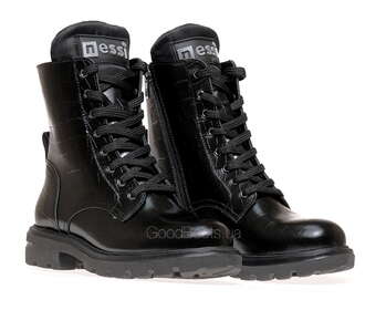 Зимние женские ботинки NESSI 21134-OW/CZARNY COCO 3