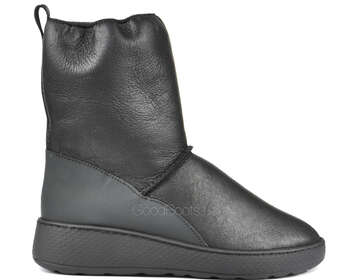 КОЖАНЫЕ ЗИМНИЕ ЖЕНСКИЕ БОТИНКИ GOODBOOTS 6666-75-ST/BLACK/LICO