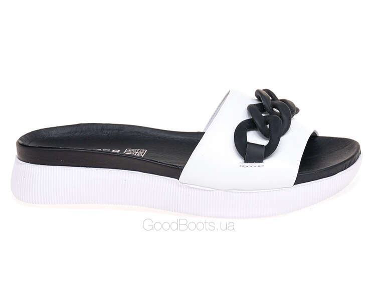 Шлепанцы STEPTER 7886/WHITE/LICO