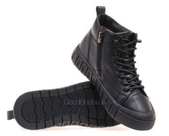 GOODBOOTS 4319-7W/BLACK LEATHER