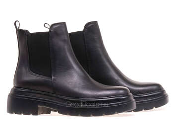 GOODBOOTS 8611-75-ST/BLACK LEATHER