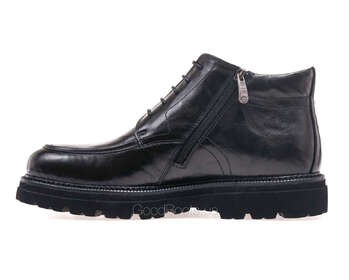 AREES MENIWA AM02217M-2-1S/BLACK LEATHER