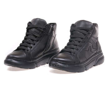 GOODBOOTS 8609-75-ST/BLACK LEATHER