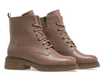 GOODBOOTS 8596-75-ST/BEIGE LEATHER