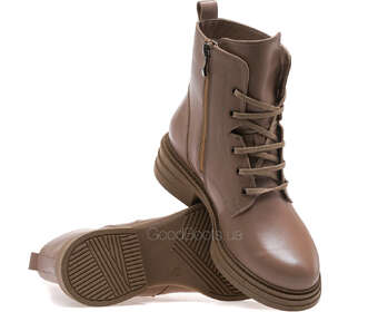 GOODBOOTS 8596-75-ST/BEIGE LEATHER