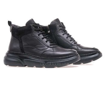 GOODBOOTS 8627-75-ST/BLACK LEATHER