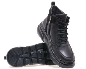 GOODBOOTS 8627-75-ST/BLACK LEATHER