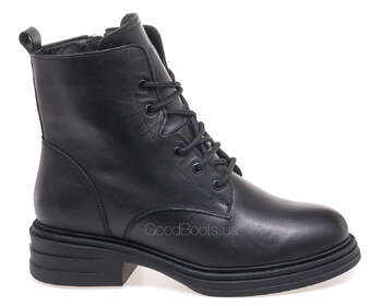 GOODBOOTS 8596-75-ST/BLACK LEATHER