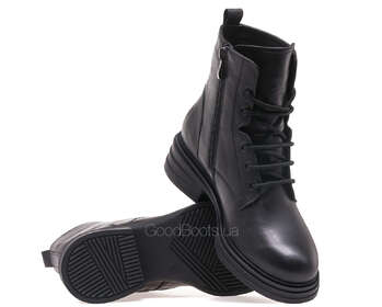 GOODBOOTS 8596-75-ST/BLACK LEATHER