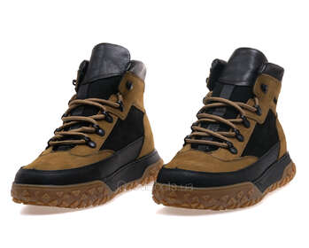 IKOS 358-88S-OW/BLACK+BEIGE NUBUK