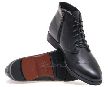 IKOS 3640-1BN/BLACK LEATHER