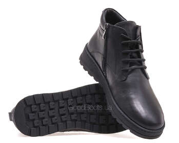 GOODBOOTS 8585-75-ST/BLACK LEATHER