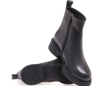 GOODBOOTS 8629-75-ST/BLACK LEATHER