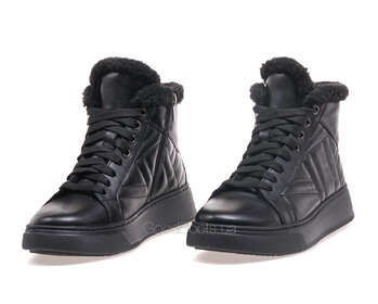 STEPTER 8608-OW/BLACK LEATHER