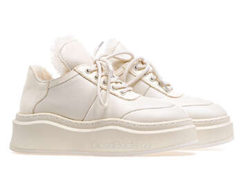 AREES MENIWA AM2302M-1-3/WHITE LEATHER