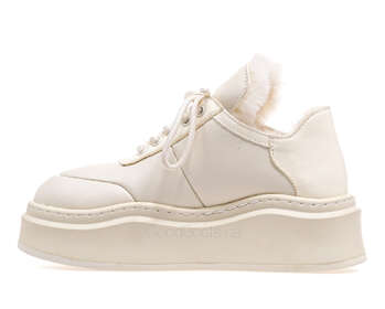 AREES MENIWA AM2302M-1-3/WHITE LEATHER