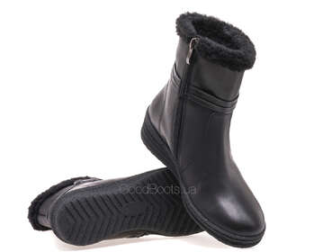 GOODBOOTS 8560-75-ST/BLACK LEATHER