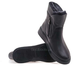 GOODBOOTS 8526-75-ST/BLACK LEATHER