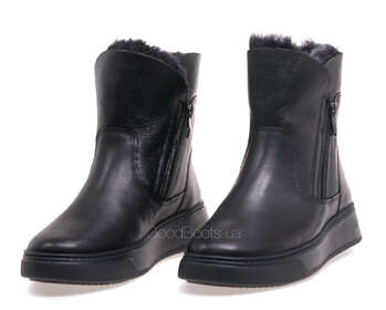 GOODBOOTS 8526-75-ST/BLACK LEATHER