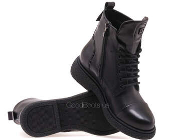 GOODBOOTS 8881-75-ST/BLACK LEATHER