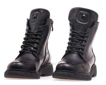 GOODBOOTS 8881-75-ST/BLACK LEATHER
