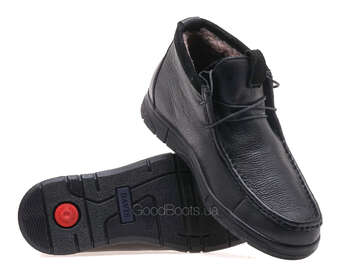GOODBOOTS 12155-99W-BN/BLACK LEATHER