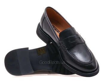 ANEMONE PY6867A-03A9/BLACK LEATHER