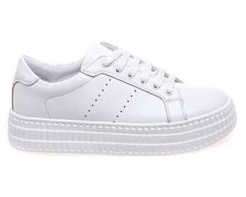 GOODBOOTS 8977-75-ST/WHITE LEATHER