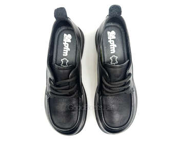 24 PFM YG-1886-87A/BLACK LEATHER