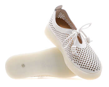 AREES MENIWA AM09808-10-2/WHITE LTHR